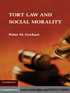 Tort Law and Social Morality (eBook)